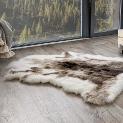 Andiamo Fellteppich "Rentierfell" fellförmig 60 mm Höhe Rentier-Kunstfell, günstig online kaufen