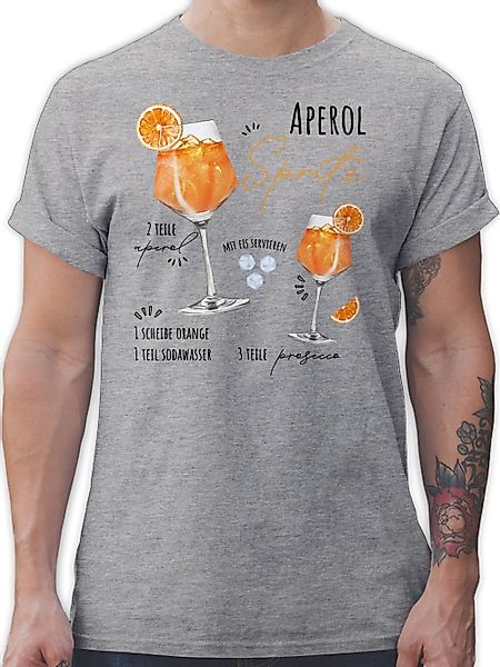 Shirtracer T-Shirt Aperol Spritz Rezept I günstig online kaufen