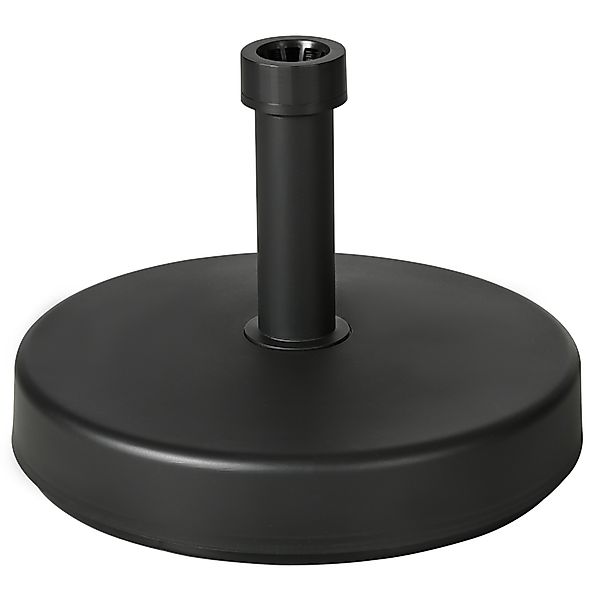 Outsunny Base für Gartenschirm aus PP, max. 18 kg, Ø45x33 cm, Schwarz   Aos günstig online kaufen