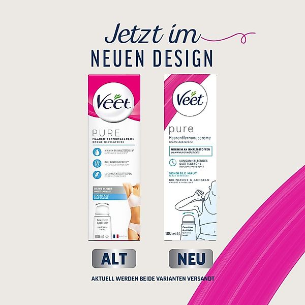 Veet Enthaarungscreme für Bikinizone & Achseln günstig online kaufen