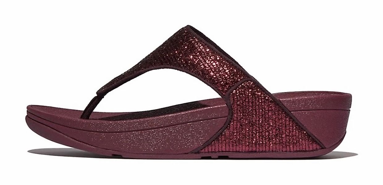 Fitflop Zehentrenner "LULU CRINKLED SHIMMER", Slides, Badeschuh mit Glitter günstig online kaufen