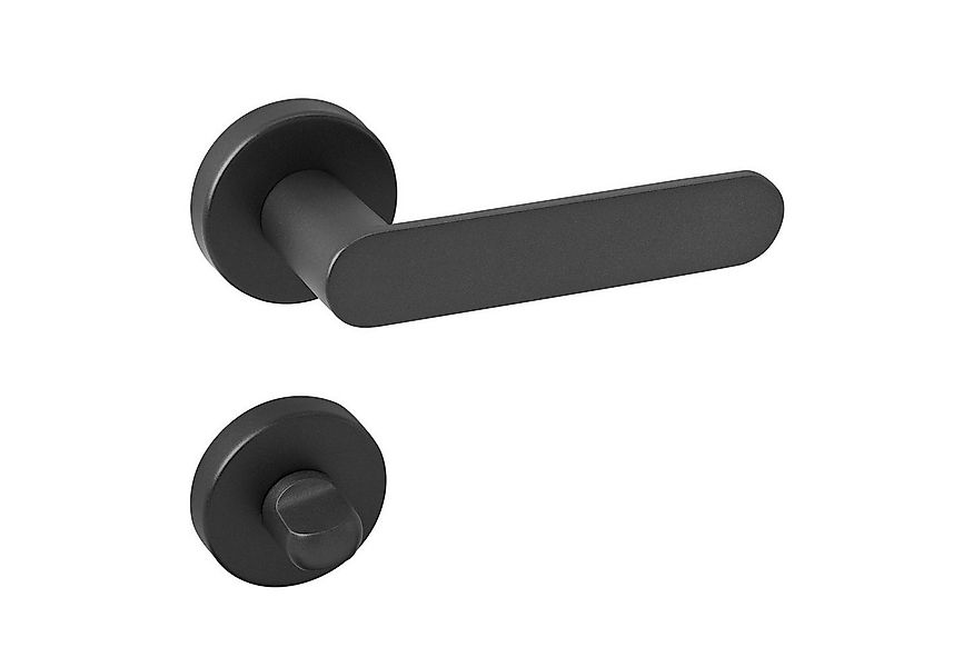 SO-TECH® Drückergarnitur Türdrücker SAM Aluminium Oval Rosette, Bad / WC Tü günstig online kaufen