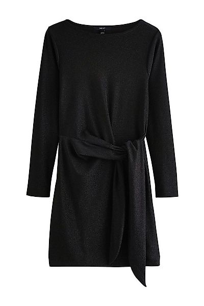 Next Minikleid Glitzerndes Minikleid mit Bindegürtel (1-tlg) günstig online kaufen