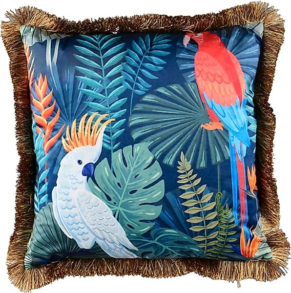 MIRRORS AND MORE Dekokissen »ELONA« unifarben, Dekokissen mit Füllung günstig online kaufen