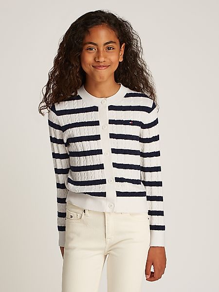 Tommy Hilfiger Strickjacke MINI CABLE CARDIGAN günstig online kaufen
