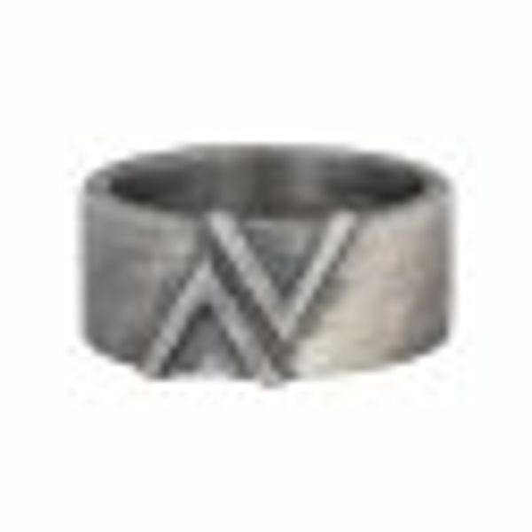 Ring 925/- Sterling Silber matt oxidiert Dreieck günstig online kaufen