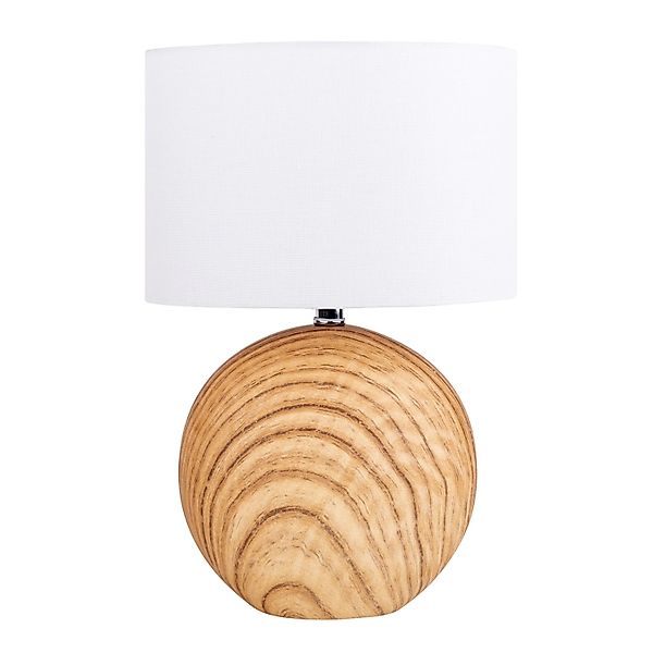 Näve Keramik-Tischleuchte Woody Natur 31,5 cm x 21 cm x 13,5 cm günstig online kaufen