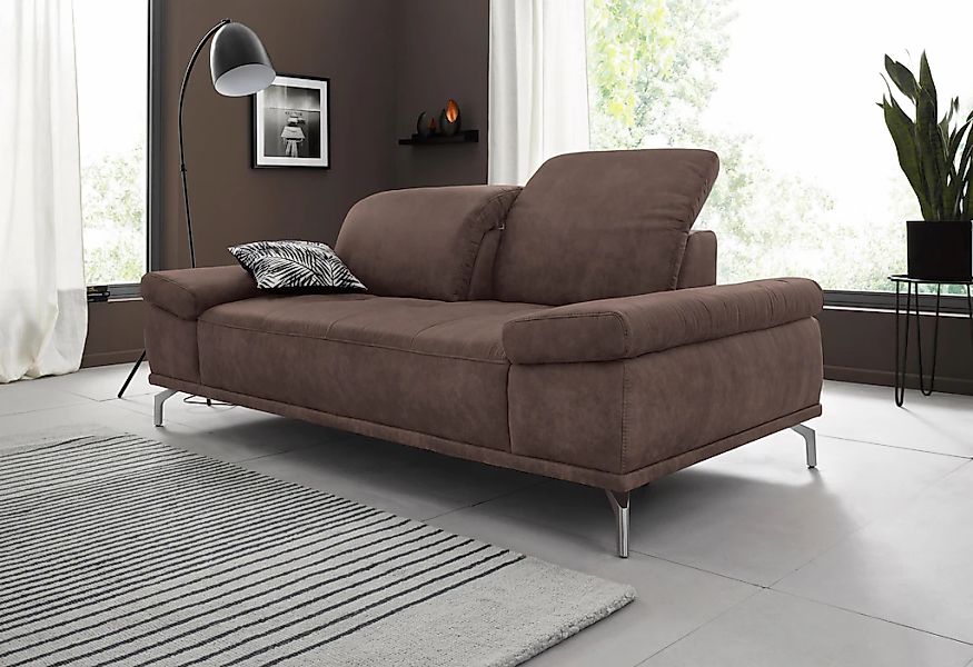 Home affaire 2-Sitzer "Caluna" mit Sitztiefen- und Kopfteilverstellung günstig online kaufen