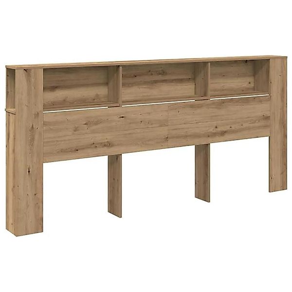 vidaXL Kopfteil Schrank mit Regal Artisan-Eiche 220 x 18,5 x 102,5 cm 86209 günstig online kaufen