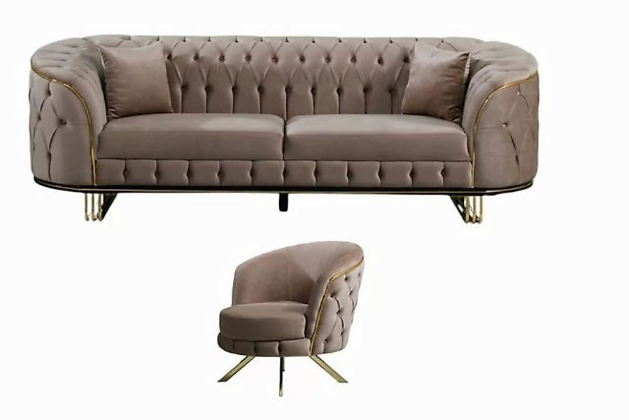 BENEDO MÖBEL Polstergarnitur Safini Model Sofa Handmade Verschiedene Ausfüh günstig online kaufen