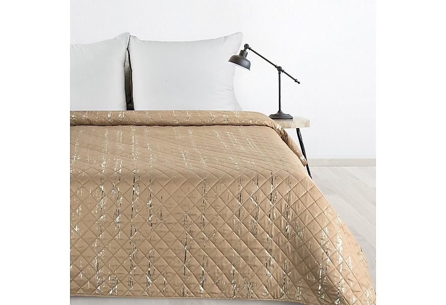 Design91 Tagesdecke Microfaser Decke Steppdecke Überwurf Gesteppte Karomust günstig online kaufen