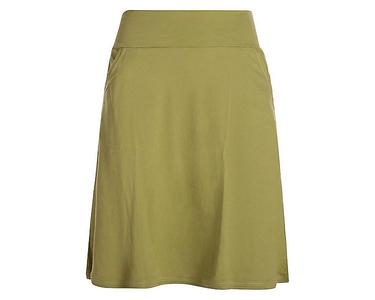 Vishes Jerseyrock Rock Damen Knielang Bio Baumwolle Breiter Bund Jersey Röc günstig online kaufen