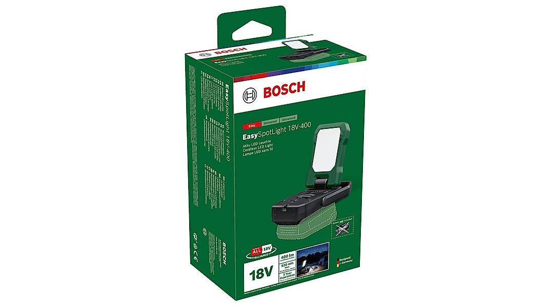 Bosch Home & Garden Arbeitsleuchte Akku-LED-Leuchte »EasySpotLight 18V-400« günstig online kaufen