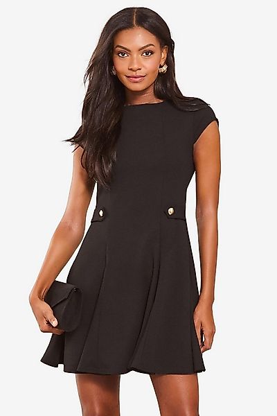 LIPSY Minikleid Lipsy Skater-Minikleid mit seitlichen Knöpfen (1-tlg) günstig online kaufen