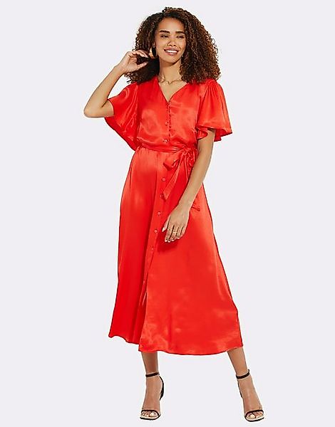 Threadbare Sommerkleid THB Salad Satin Midi (1-tlg) mit tollem Bindeband an günstig online kaufen