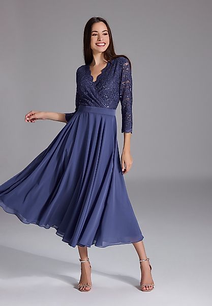 SWING Cocktailkleid Taillierter Schnitt mit ausgestelltem günstig online kaufen