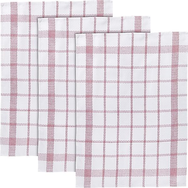 Erwin Müller Geschirrtuch Geschirrtuch 3er-Pack, Halbleinen günstig online kaufen