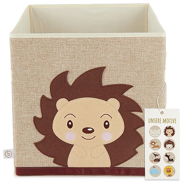 BIECO Spielzeugtruhe Aufbewahrungsbox Kinder Igel 36L günstig online kaufen