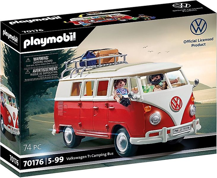 Playmobil® Volkswagen T1 Camping Bus (70176) VW Lizenz Konstruktions-Spiels günstig online kaufen