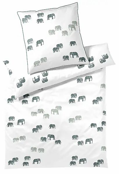 Elegante Bettwäsche »Elephant Walk«, angenehmes Hautgefühl günstig online kaufen