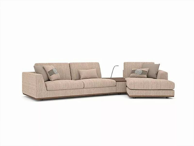 JVmoebel Ecksofa Designer Ecksofa L-Form Luxus Couch Wohnzimmer Textil Pols günstig online kaufen