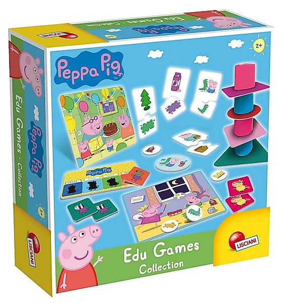 Lisciani Lernspielzeug Peppa Wutz Spielesammlung Lernspiele günstig online kaufen