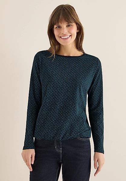 Cecil Langarmshirt mit grafischem Muster günstig online kaufen