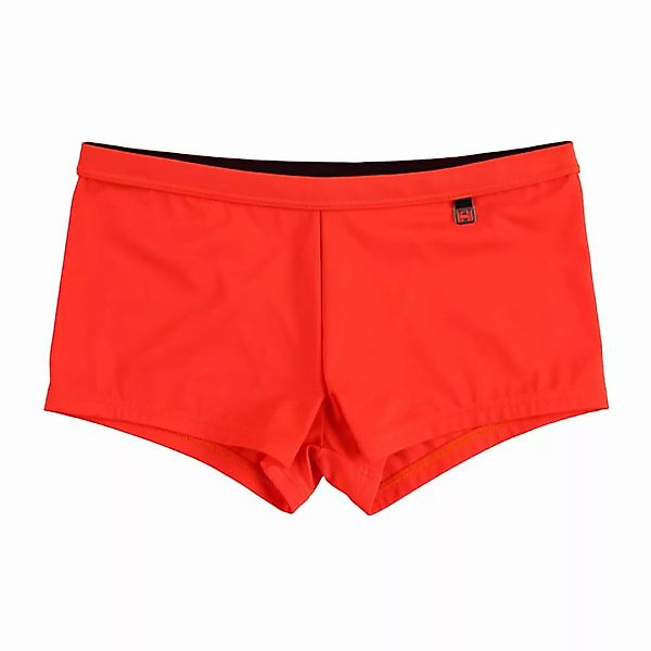 HOM Herren Badeshorts - Swim Shorts Sea Life, Bademode, einfarbig Orange S günstig online kaufen