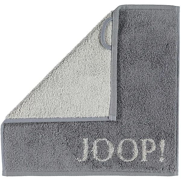 JOOP! Classic - Doubleface 1600 - Farbe: Anthrazit - 77 - Seiflappen 30x30 günstig online kaufen
