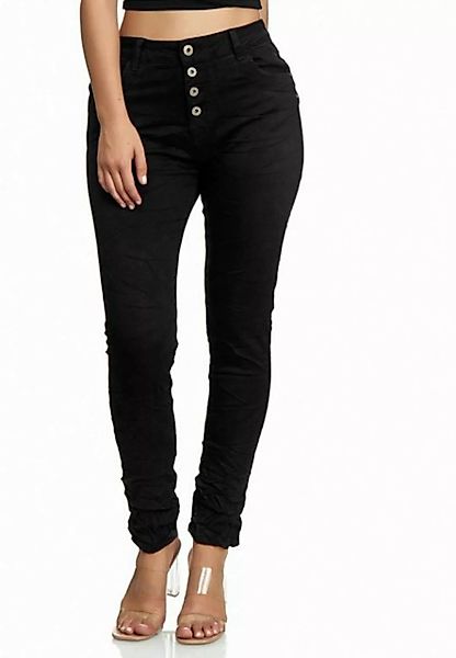 Elara Boyfriend-Jeans Elara Damen Jeans Baggy Chunkyrayan (1-tlg) günstig online kaufen