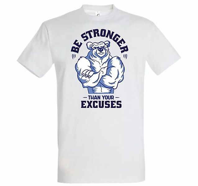 Youth Designz T-Shirt Be Stronger than your Excuses Herren Shirt mit Trendi günstig online kaufen