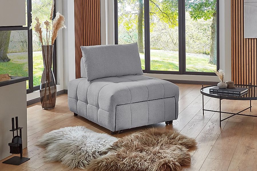 ATLANTIC home collection Sofa Fabio, Schlafsessel mit Sitztiefenverstellung günstig online kaufen