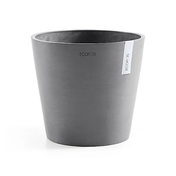 Ecopots Pflanztopf Amsterdam Ø 30 cm x 26 cm Grau günstig online kaufen