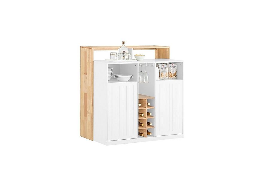 SoBuy Buffet KNL07 Kücheninsel Küchenschrank Kommode Sideboard Bartisch Ess günstig online kaufen