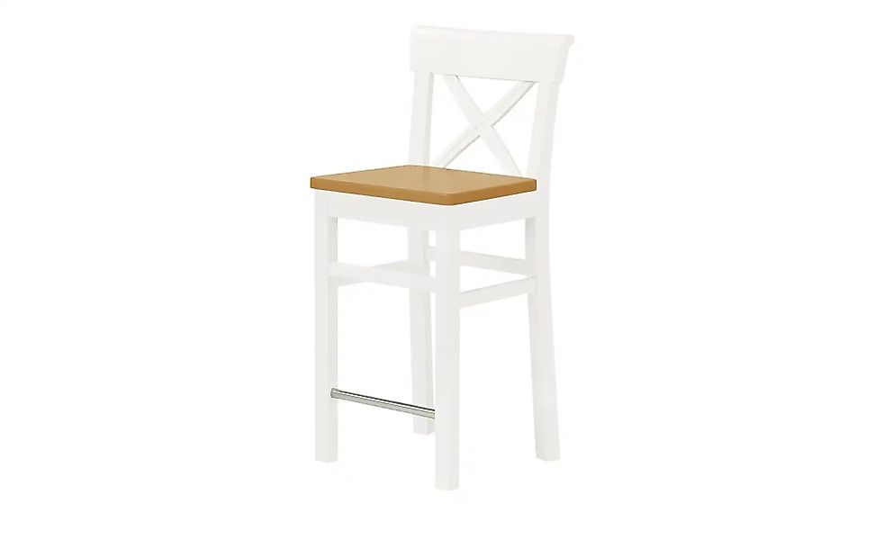 maison bleue Barstuhl  Florian ¦ weiß ¦ Maße (cm): B: 43,5 H: 96 T: 44.0 Po günstig online kaufen