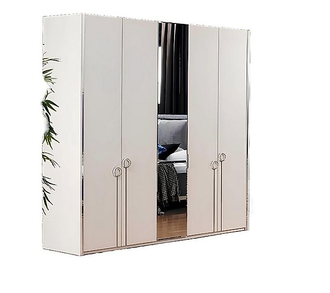 JVmoebel Kleiderschrank Schrank Kleiderschrank Schlafzimmerschrank Spiegel günstig online kaufen