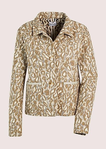MADELEINE Jackenblazer "Jacquardblazer Moderner Kurzblazer im Leo-Design" J günstig online kaufen
