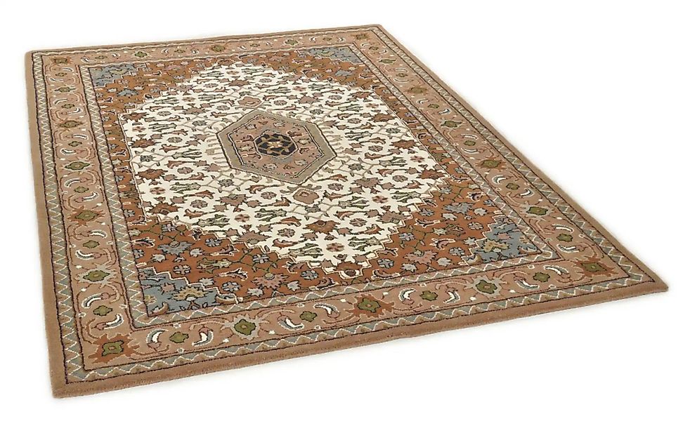THEKO Teppich  Royal Bidjar ¦ beige ¦ Wolle ¦ Maße (cm): B: 250 H: 1 Teppic günstig online kaufen