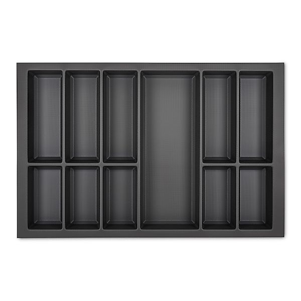 SOTECH Orga-Box VII Besteckeinsatz Basaltgrau 800 mm Höhe 50,5 mm mit Softt günstig online kaufen