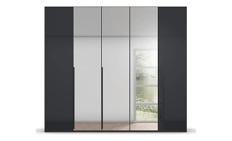 Drehtürenschrank  Port Talbot ¦ schwarz ¦ Maße (cm): B: 251 H: 223 Schränke günstig online kaufen