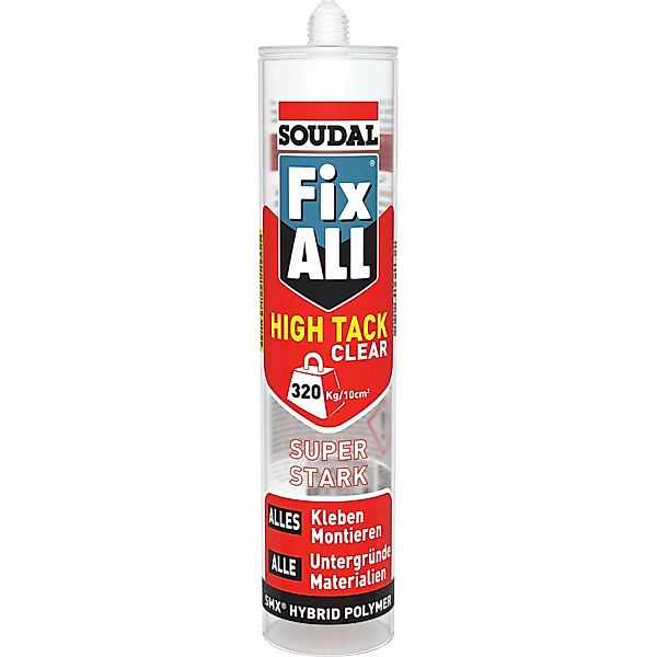 Fix All High Tack Clear Kraftkleber 305 g günstig online kaufen