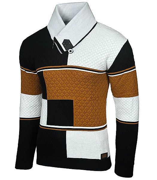 Baxboy Strickpullover Baxboy Herren Feinstrick Pullover günstig online kaufen