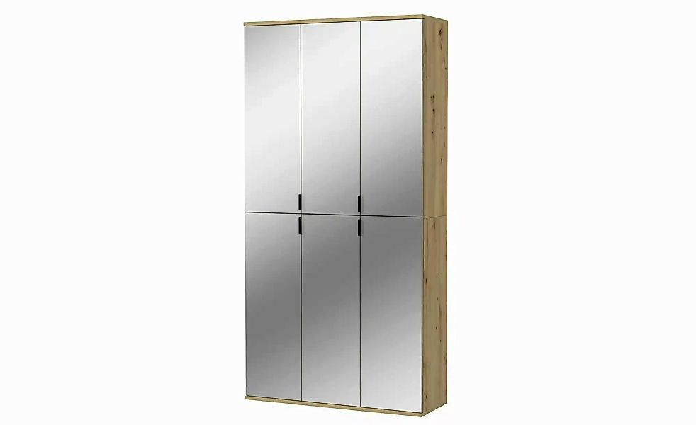 Garderobenschrank  Projekt X ¦ holzfarben ¦ Maße (cm): B: 91 H: 193 T: 34.0 günstig online kaufen