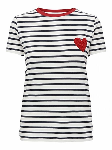 ONLY Kurzarmshirt "ONLHEART LIFE S/S TEE JRS NOOS" günstig online kaufen