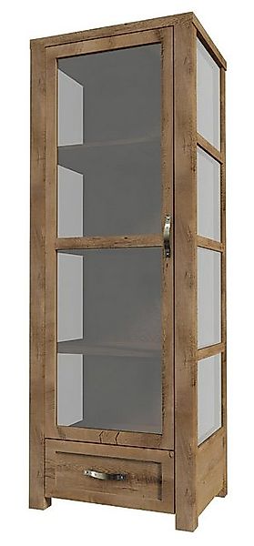 Xlmoebel Vitrine Esszimmer-Schrank aus Glas mit Regal und Vitrine in Landha günstig online kaufen