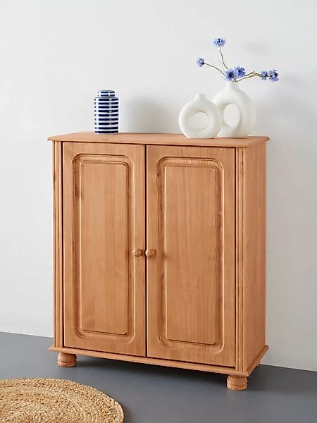 Home affaire Highboard "Mette", Kommode mit 2 Einlegeböden, Breite 85cm, Ti günstig online kaufen