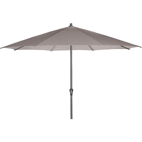 Siena Garden Marktschirm Ø 350 cm Taupe mit Kurbelmechanik günstig online kaufen