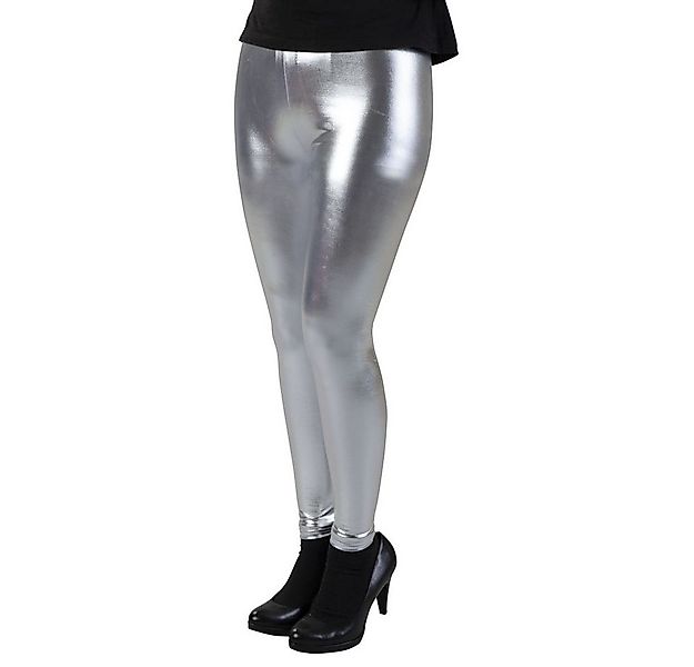 MICA Kostüm Leggings - für Erwachsene - silber-metallic günstig online kaufen