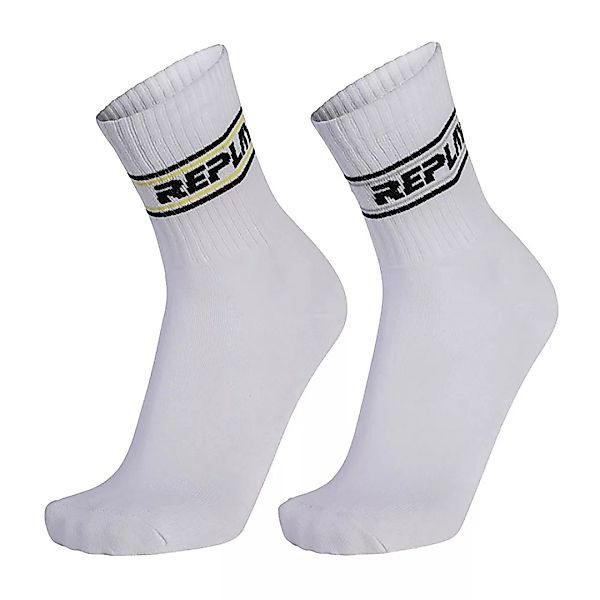 Replay Short Tennis Short Socks 2 Pairs EU 35-38 White / White günstig online kaufen
