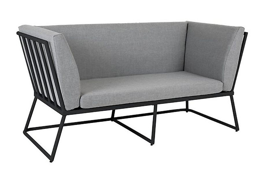 Brafab Gartensofa Vence mit Kissen 2-Sitzer, Grau günstig online kaufen
